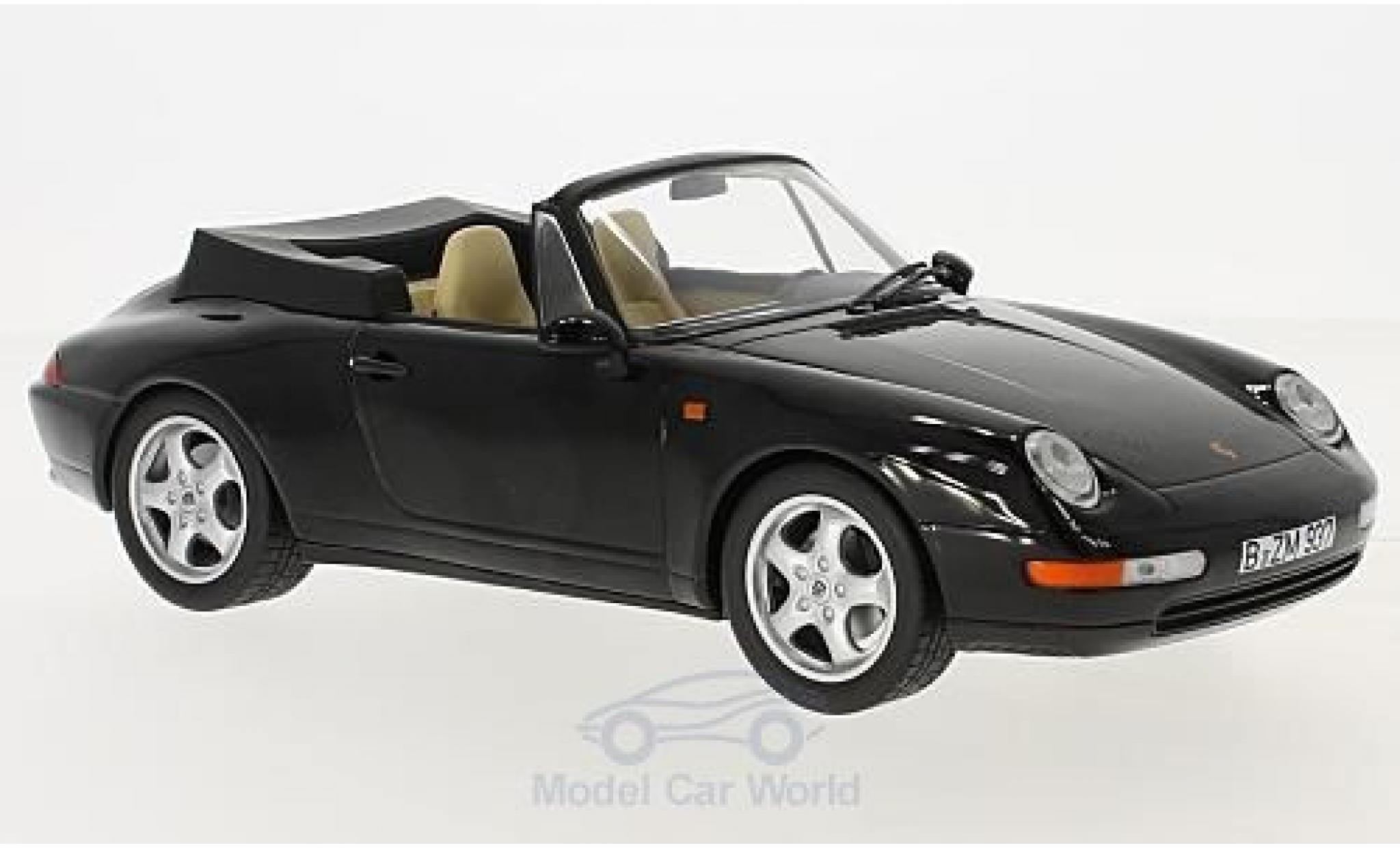Porsche 993 SC 1/18 Norev 911 () Carrera Cabriolet nero 1994 SoftTop liegt bei modellino in miniatura