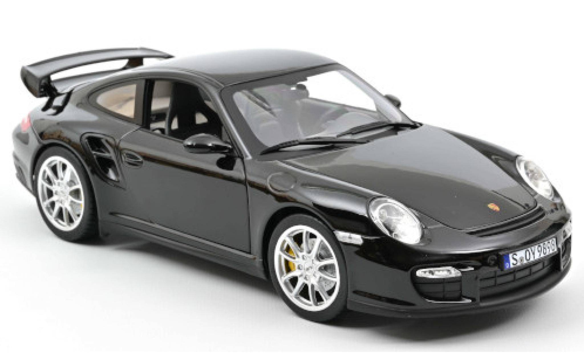 Porsche 991 1/18 Norev 911 GT2 () nero 2010 modellino in miniatura