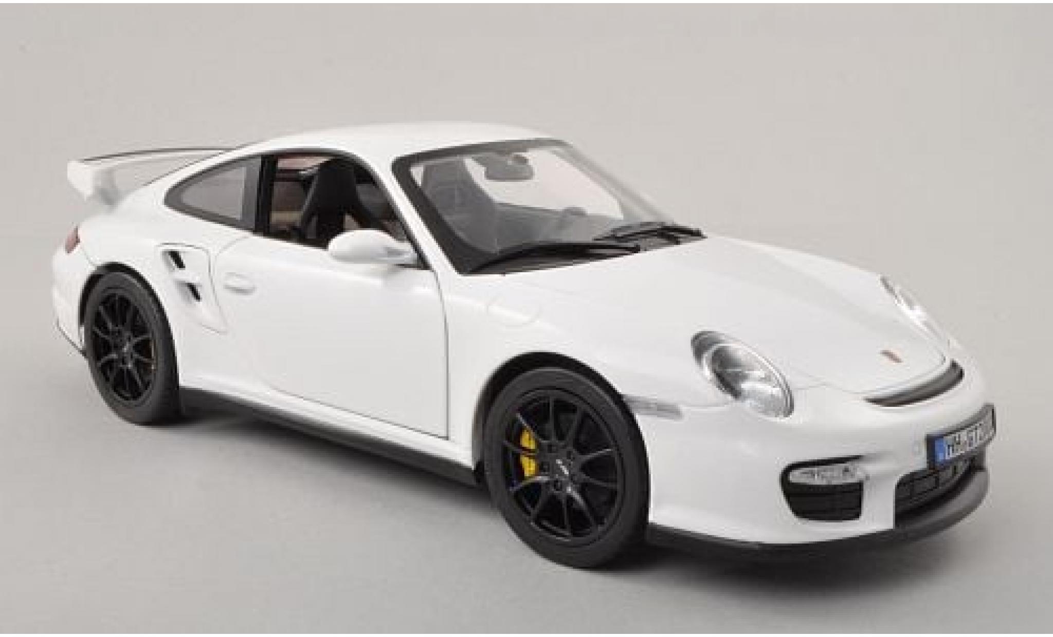 Porsche 997 GT2 1/18 Norev 911 ( II) weiss 2007 1:18 modellino in miniatura