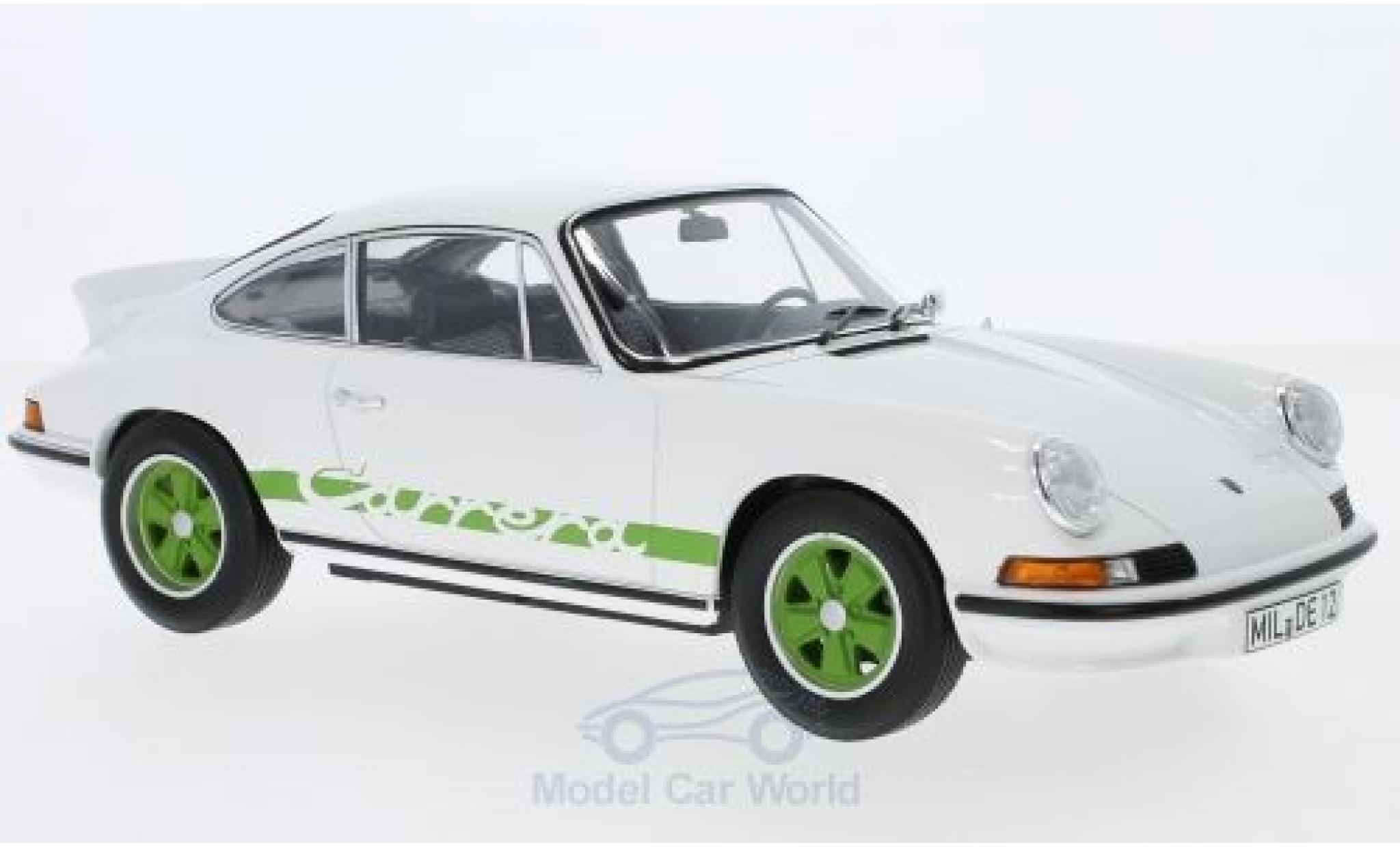 Porsche 911 SC 1/18 Norev RS Touring bianco/verde 1973 modellino in miniatura