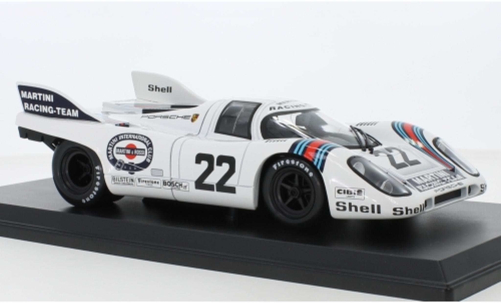 Porsche 917 1971 1/18 Norev K No.22 Martini Racing Team 24h Le Mans 1971 H.Marko/G.van Lennep modellino in miniatura