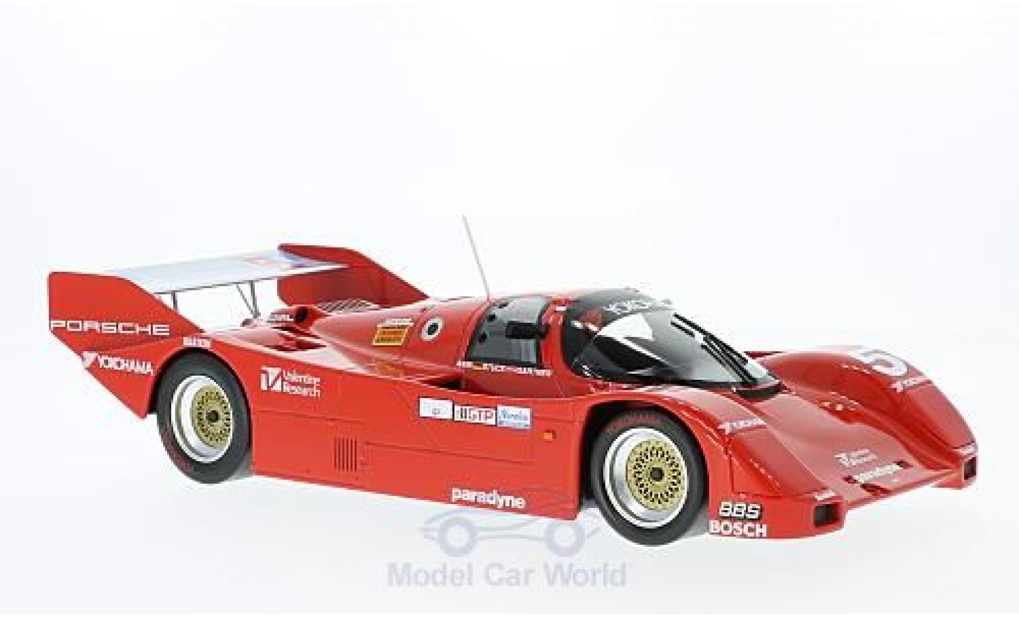 Porsche 962 1986 1/18 Norev No.5 Coca Cola IMSA 12h Sebring 1986 Decals liegen bei B.Akin/H-J.Stuck/J.Gartner modellino in miniatura