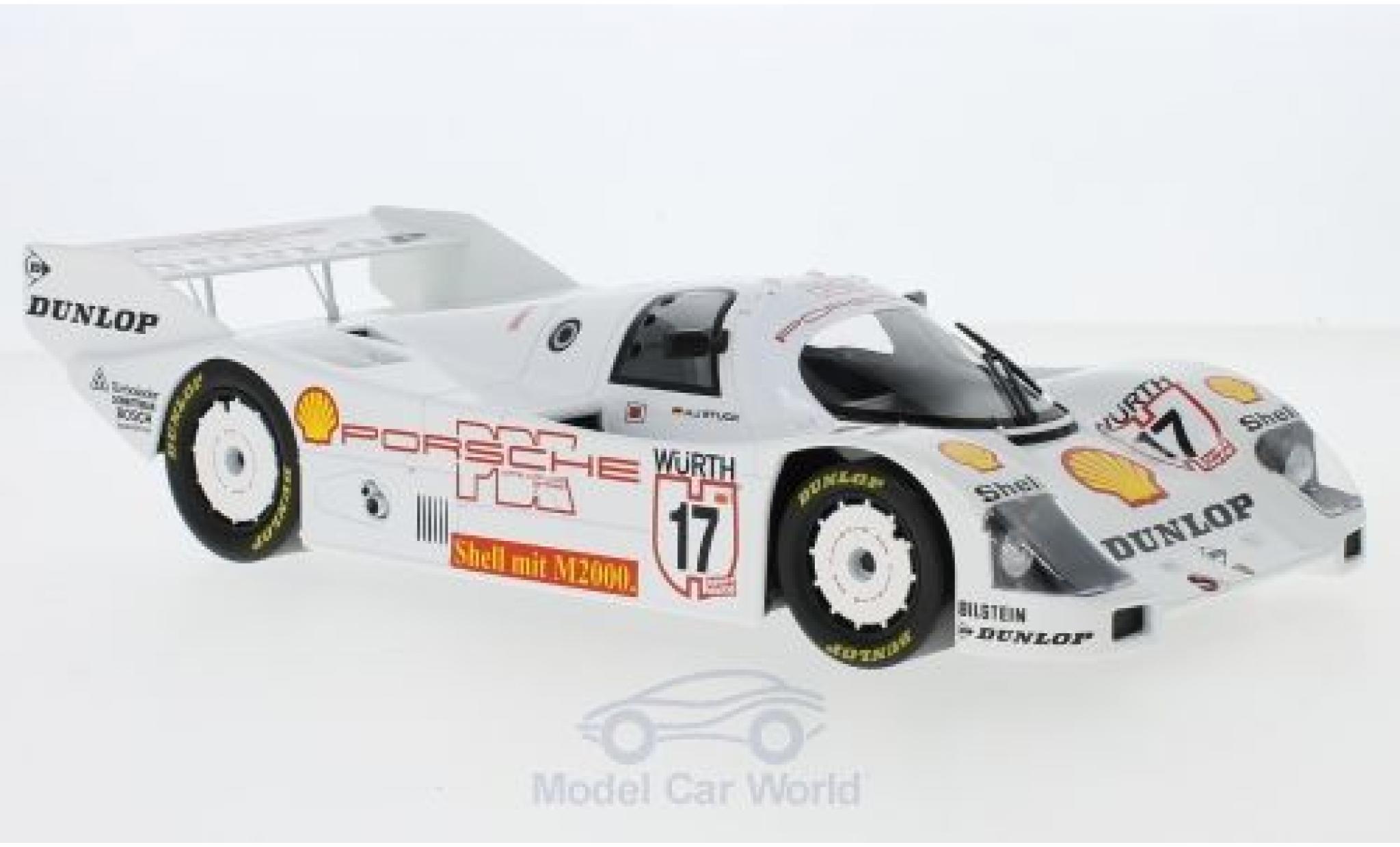 Porsche 962 1987 1/18 Norev C No.17 Supercup Nürburgring 1987 H-J.Stuck modellino in miniatura