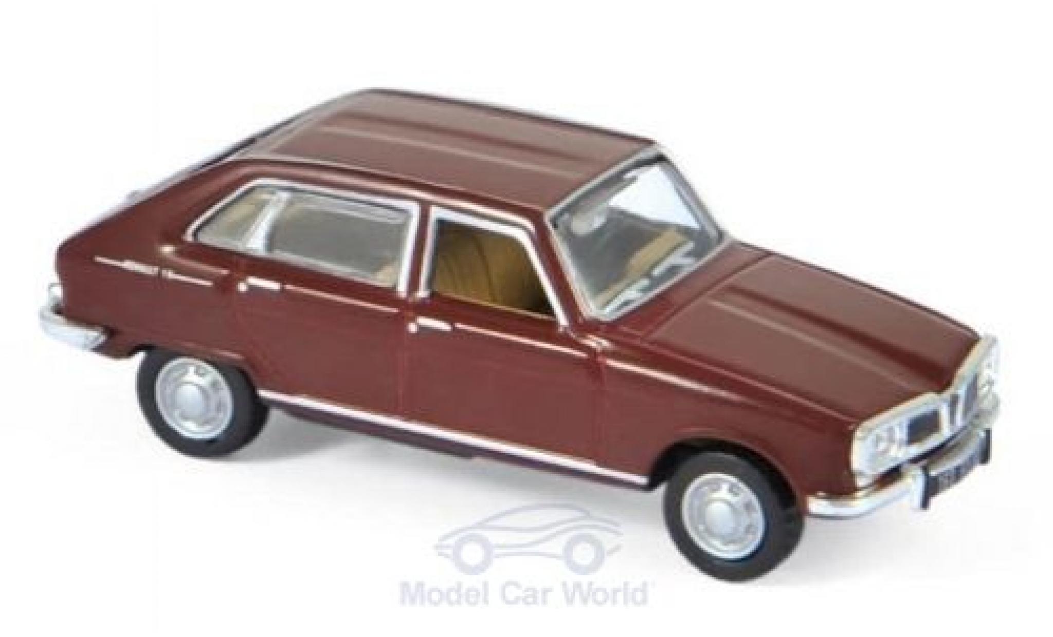 Renault 16 1/87 Norev Super rosso 1966 modellino in miniatura
