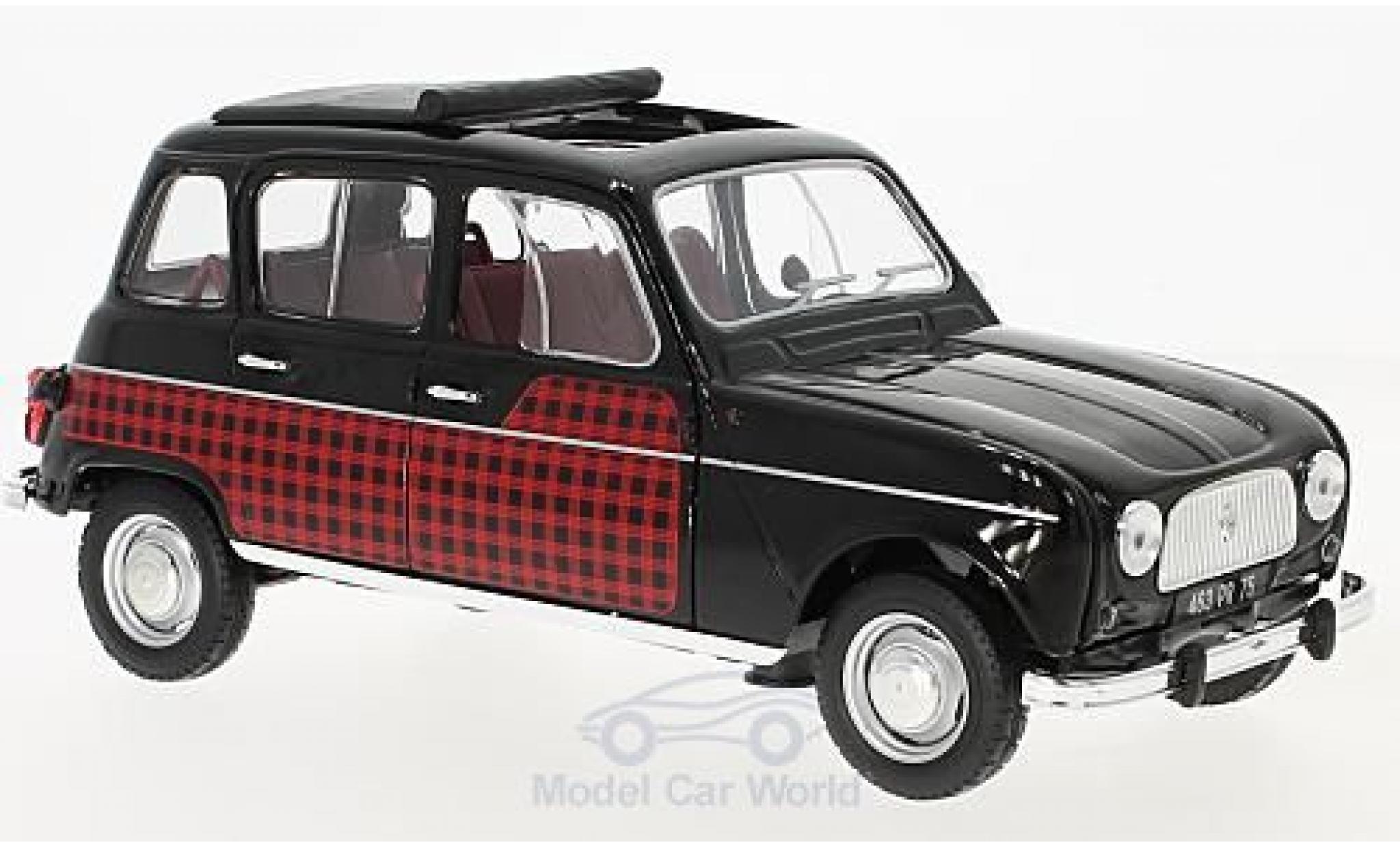 Renault 4 Parisienne 1/18 Norev Parisienne nero/Dekor 196 modellino in miniatura