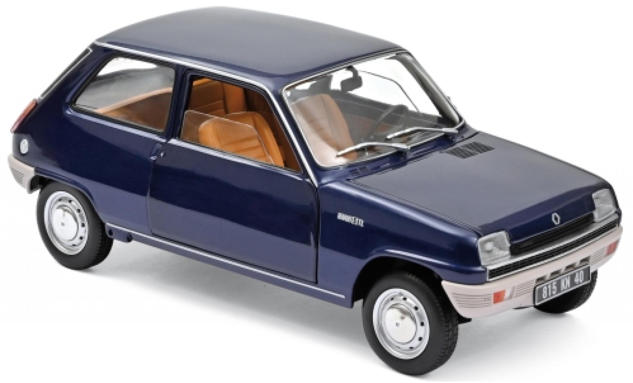 Renault 5 1/18 Norev blu 1973 modellino in miniatura