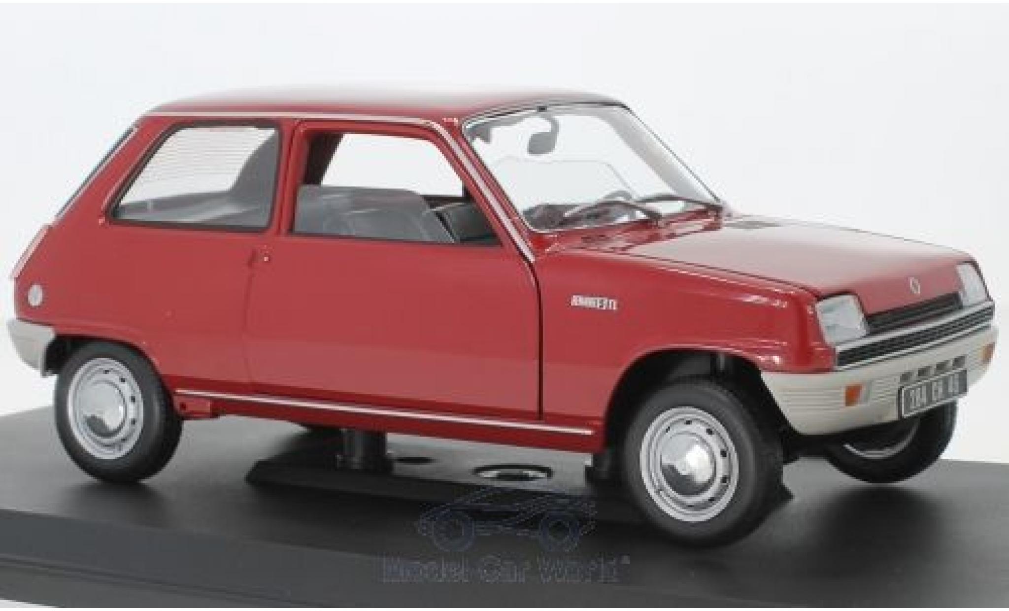 Renault 5 1/18 Norev rosso 1972 modellino in miniatura