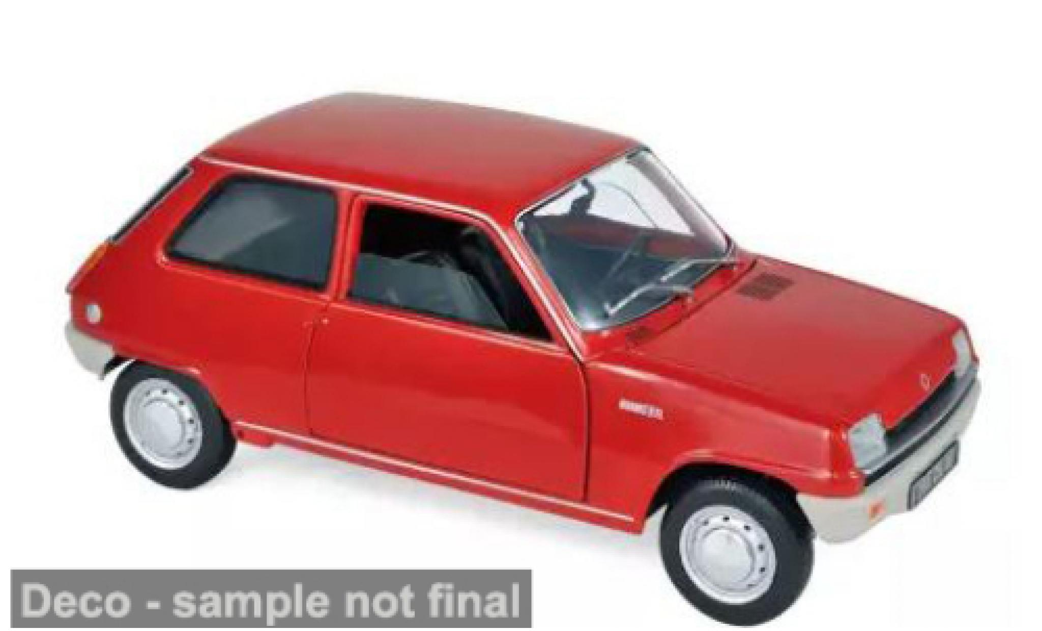 Renault 5 Norev TL rot 1972 1:87 modellino in miniatura