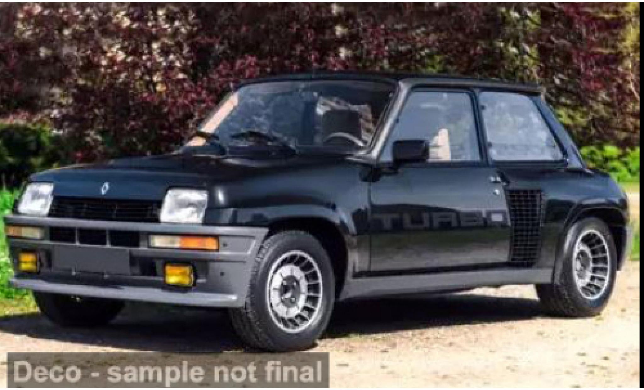 Renault 5 Norev Turbo schwarz 1980 1:87 modellino in miniatura