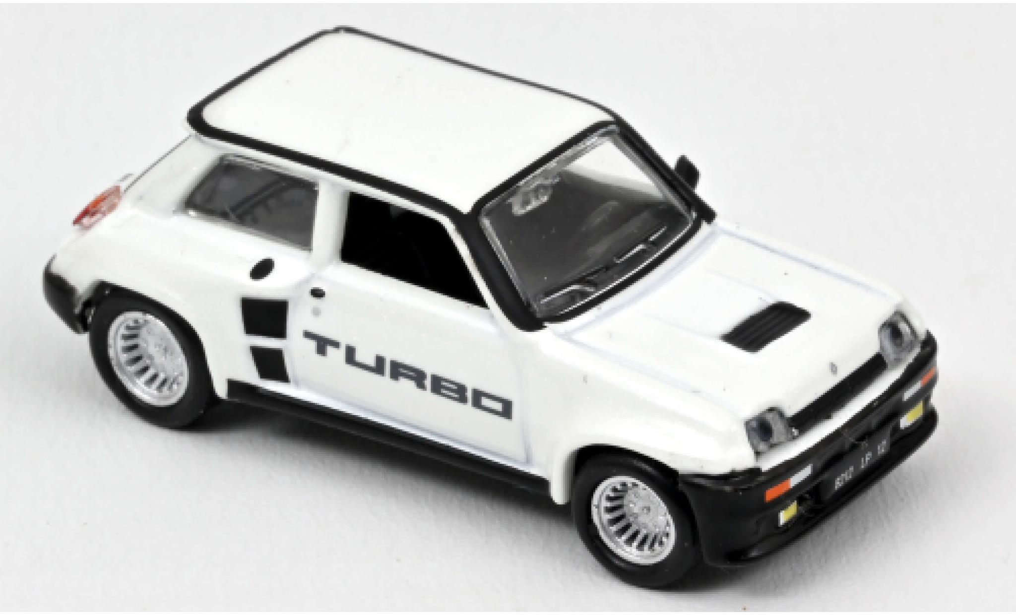 Renault 5 1/87 Norev Turbo bianco 1980 modellino in miniatura