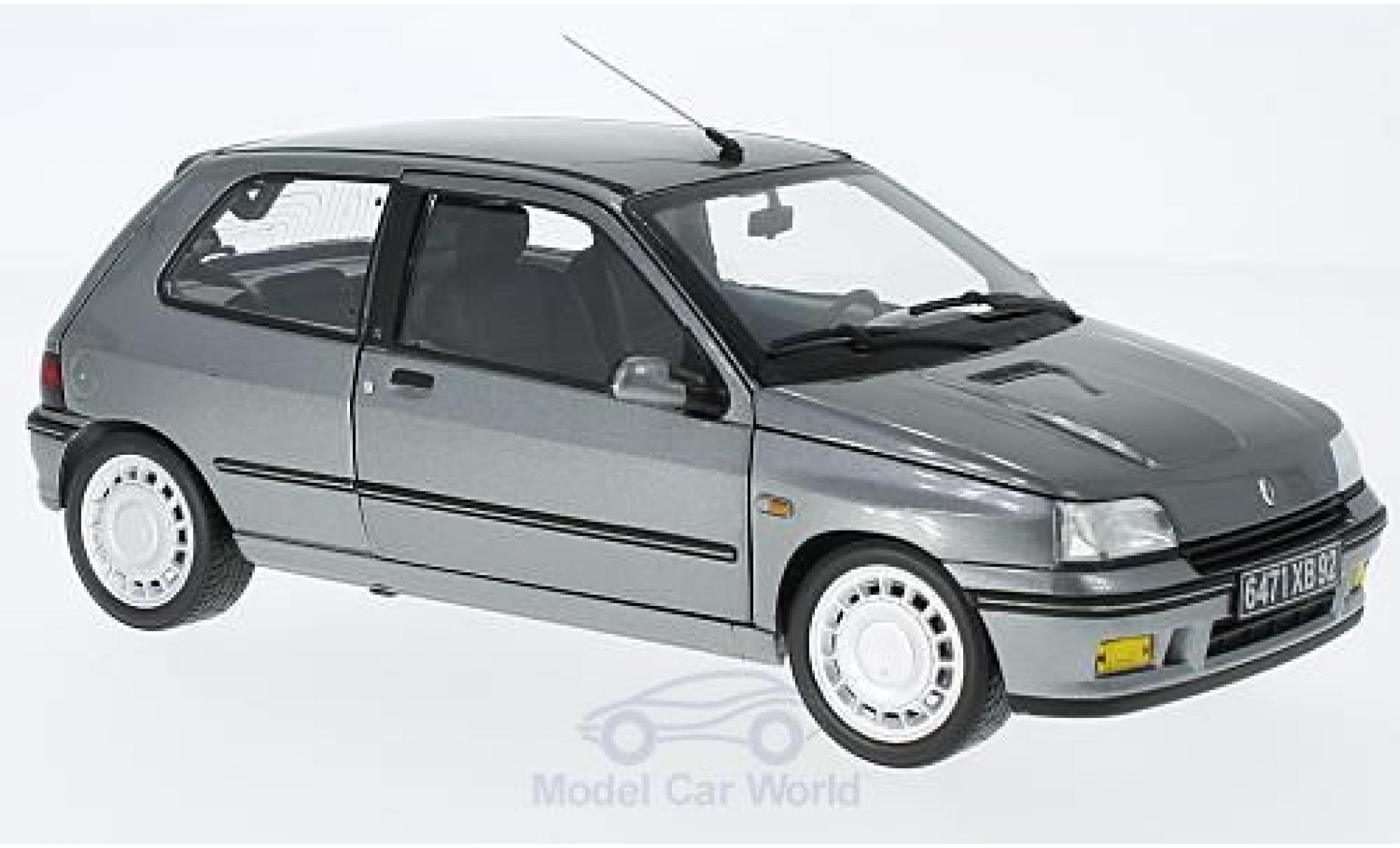 Renault Clio 16S 1/18 Norev 16S metallico grigio 1991 modellino in miniatura