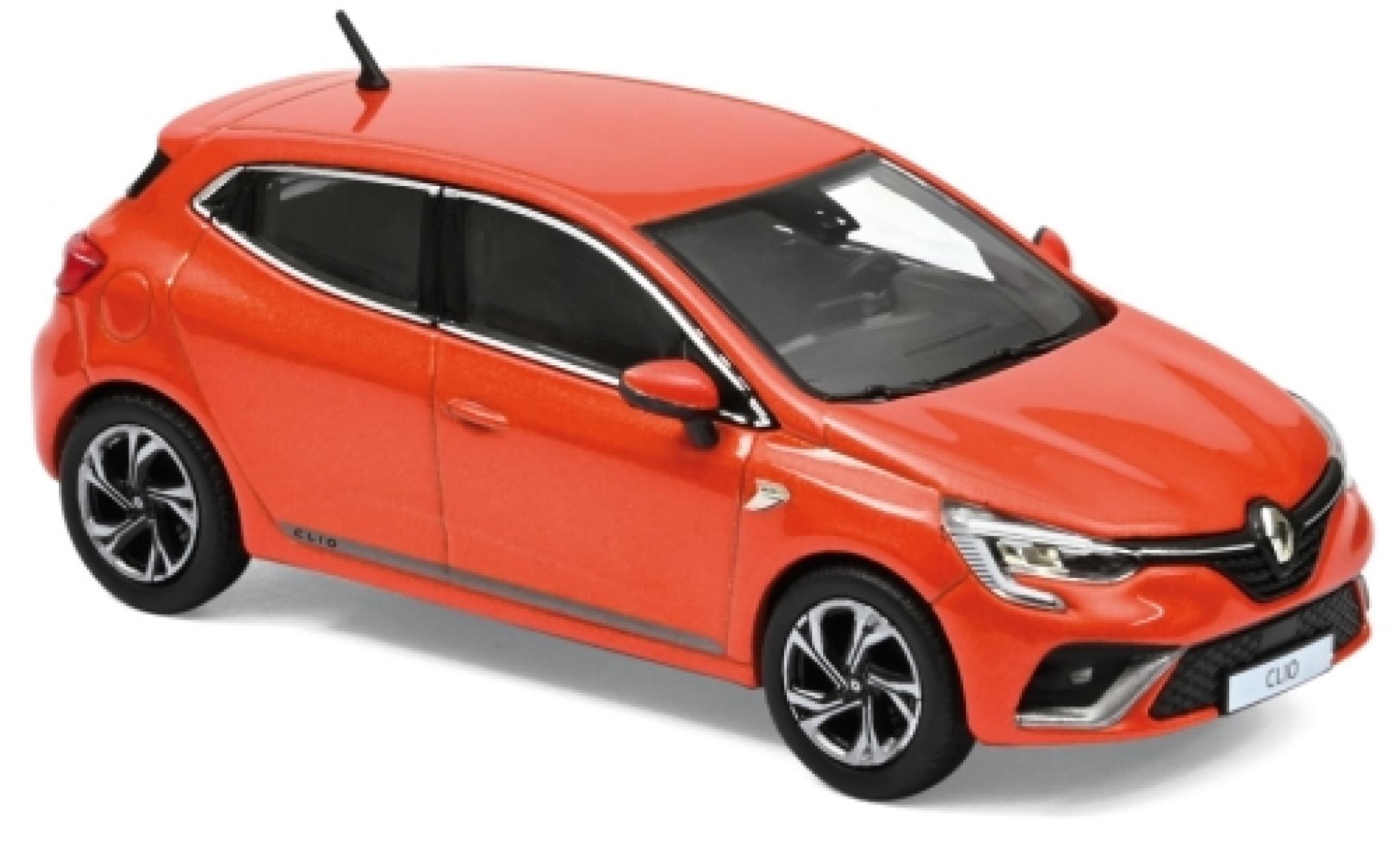 Renault Clio 1/43 Norev R.S. Line metallico orange 2019 modellino in miniatura