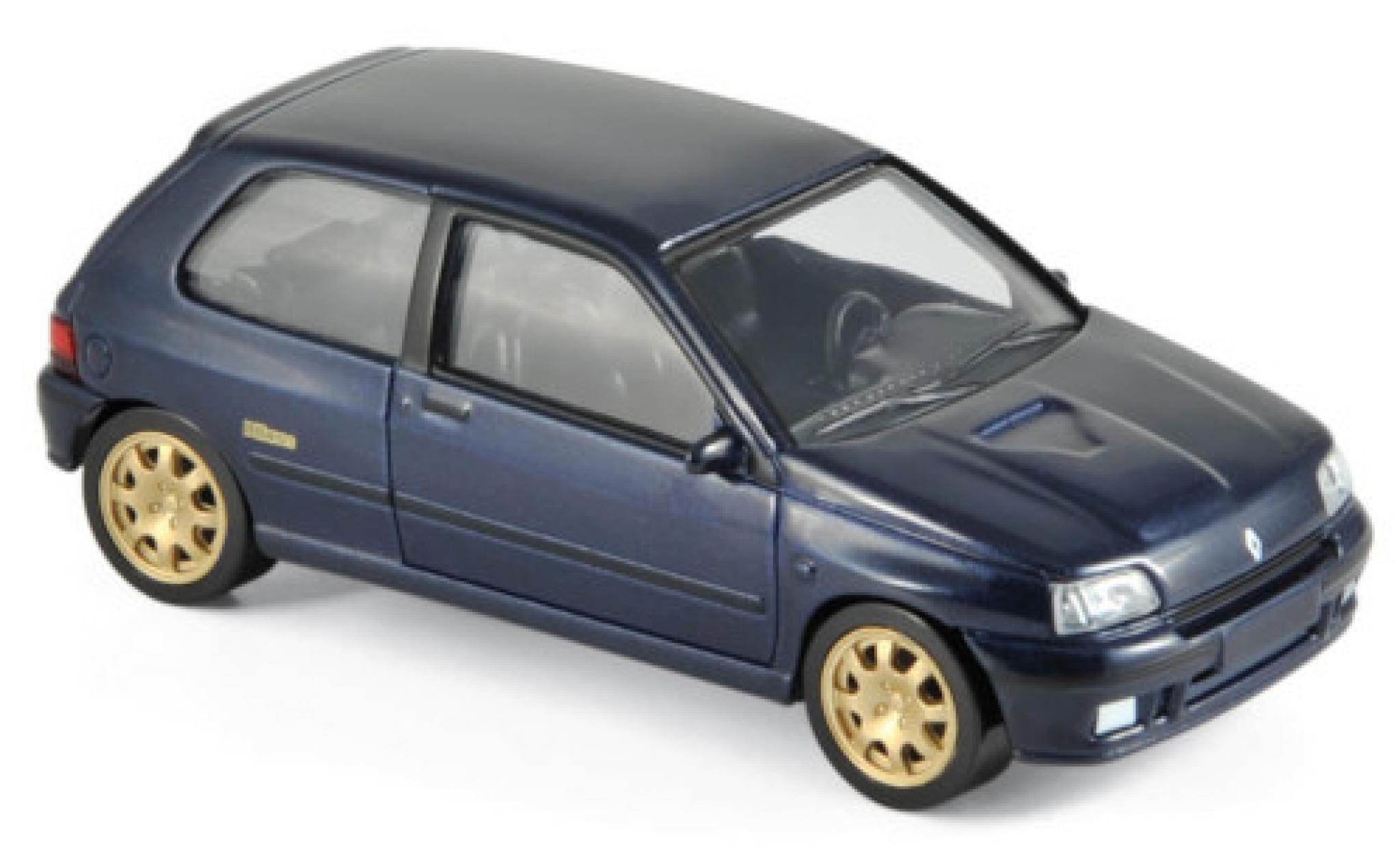 Renault Clio 1/43 Norev Williams blu 1993 modellino in miniatura
