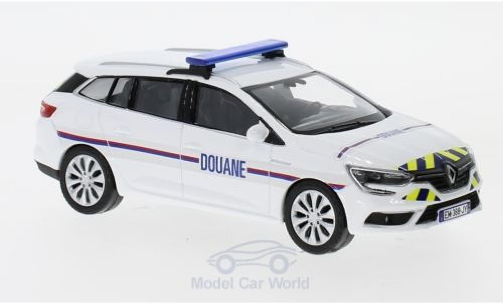 Renault Megane 1/43 Norev Estate Douanes (F) 2016 modellino in miniatura