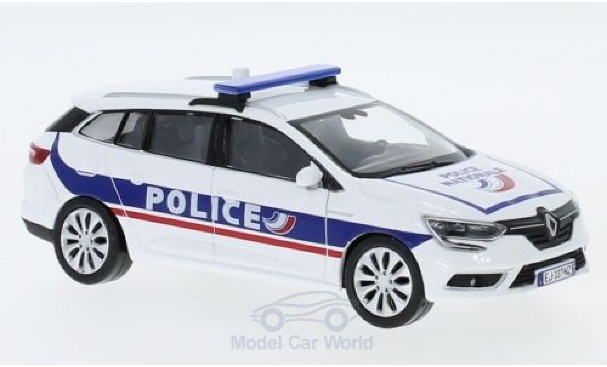 Renault Megane 1/43 Norev Estate Police Nationale (F) 2016 modellino in miniatura