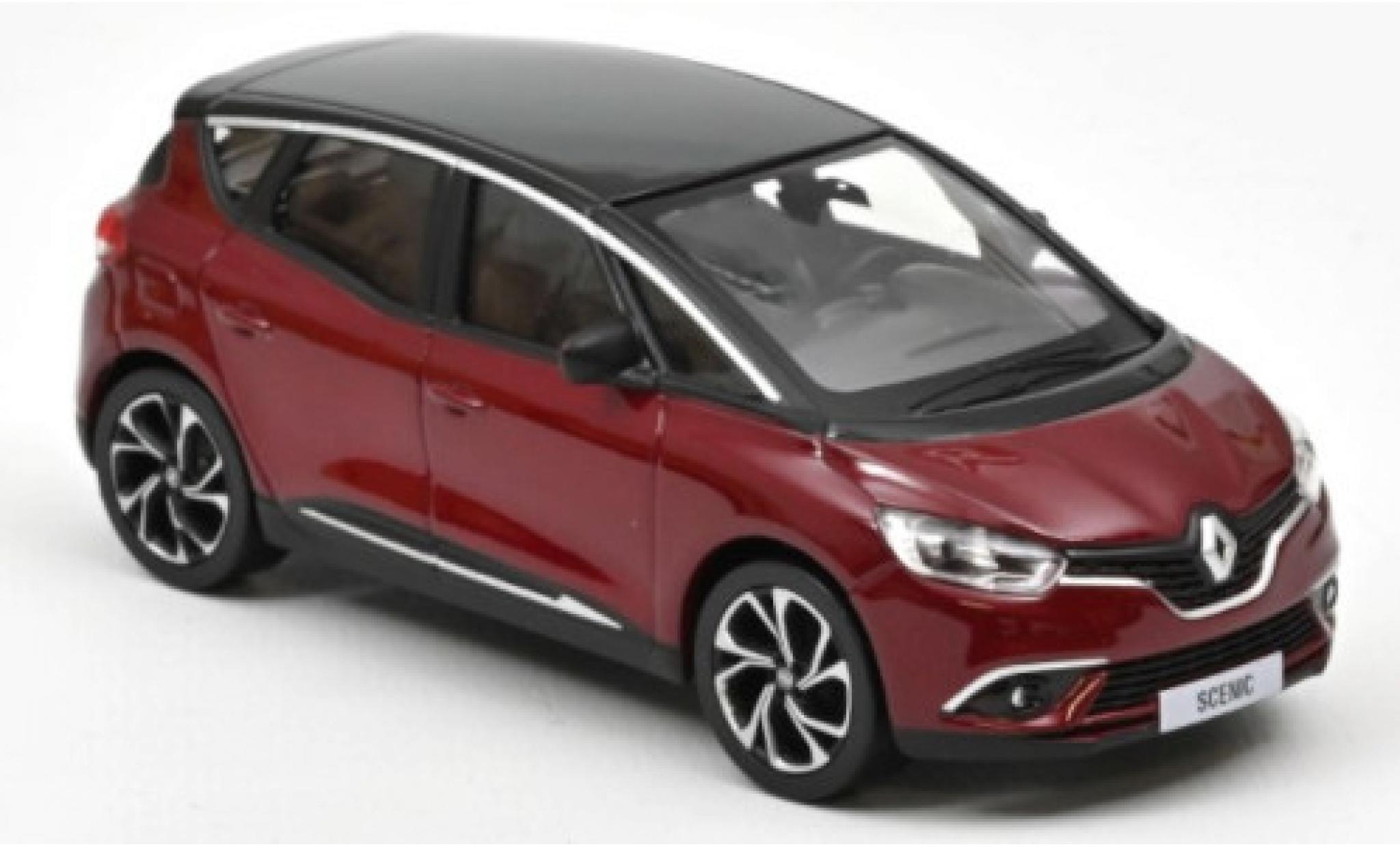 Renault Scenic 1/43 Norev rosso/nero 2016 modellino in miniatura