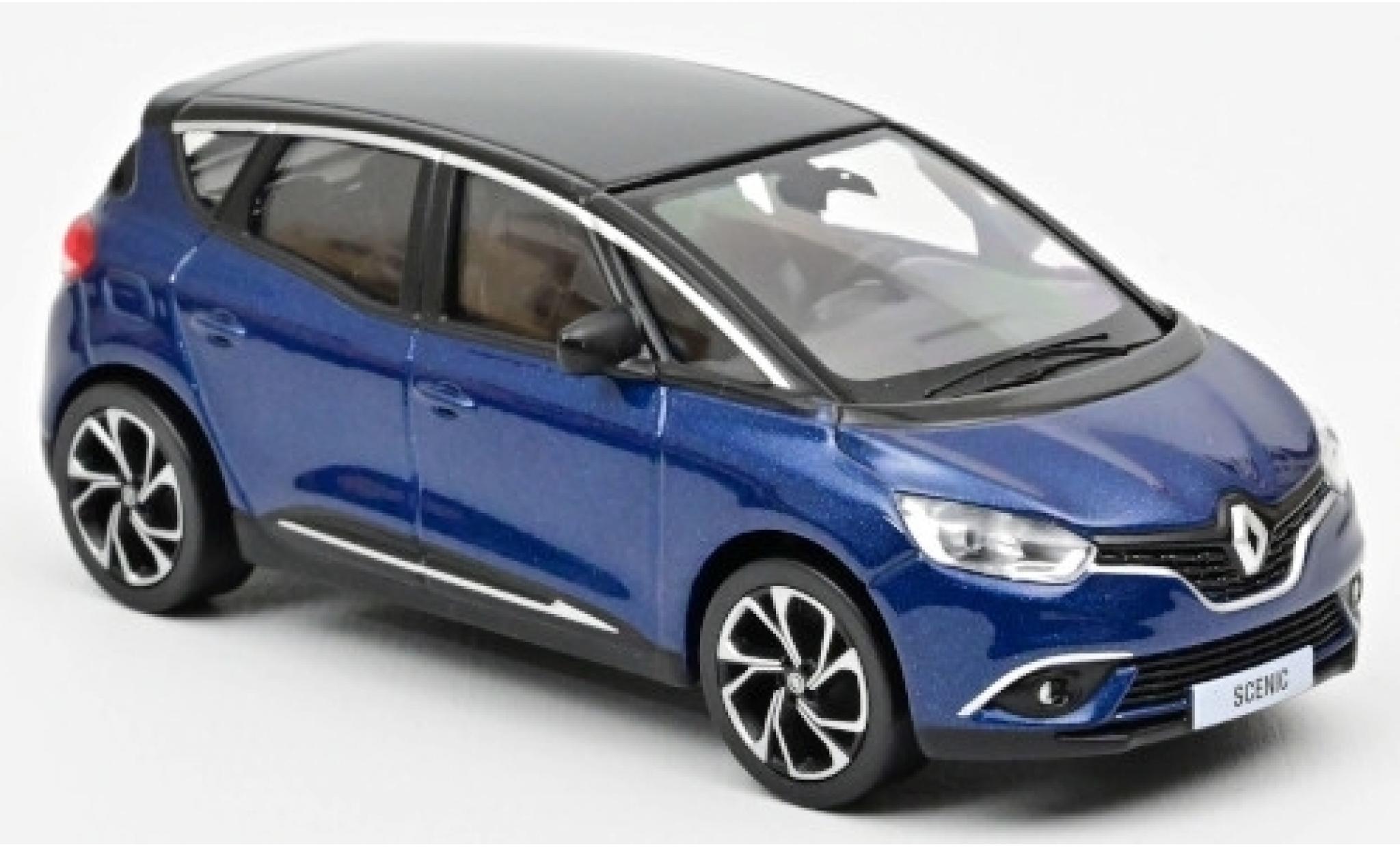 Renault Scenic 1/43 Norev metallico blu/nero 2016 modellino in miniatura