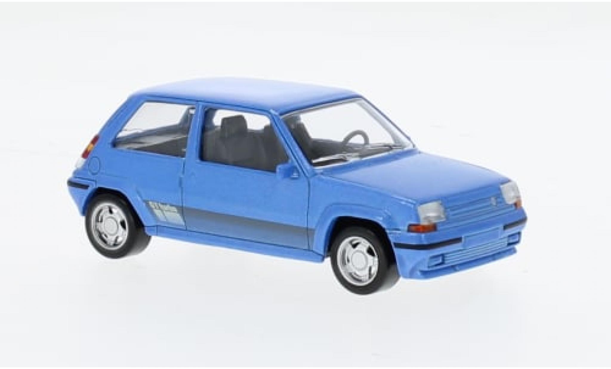 Renault 5 GT Turbo 1/43 Norev SuperCinq GT Turbo Ph II metallise blau 1988 1:43 modellino in miniatura