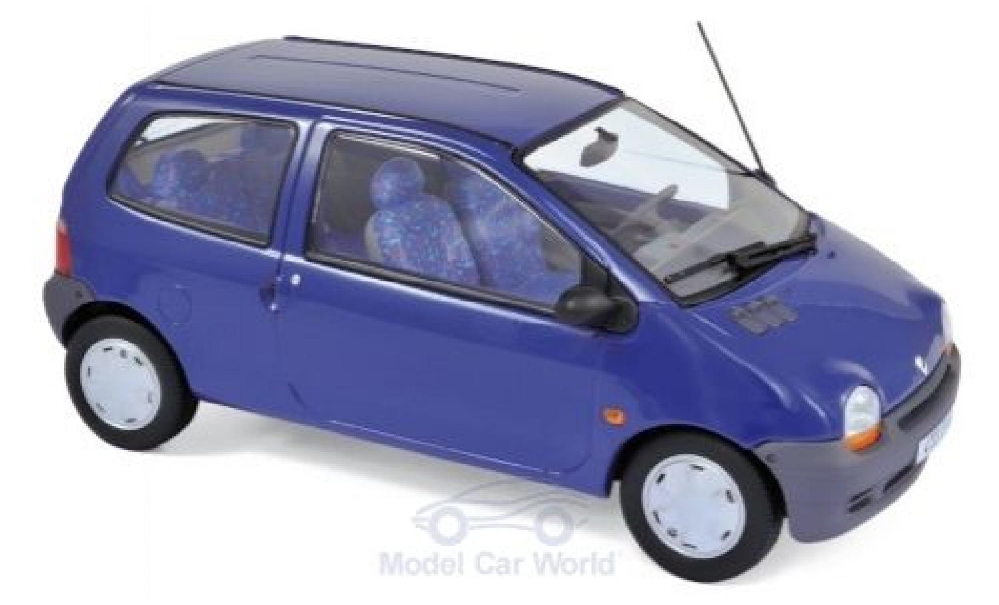Renault Twingo 1/18 Norev blu 1993 modellino in miniatura