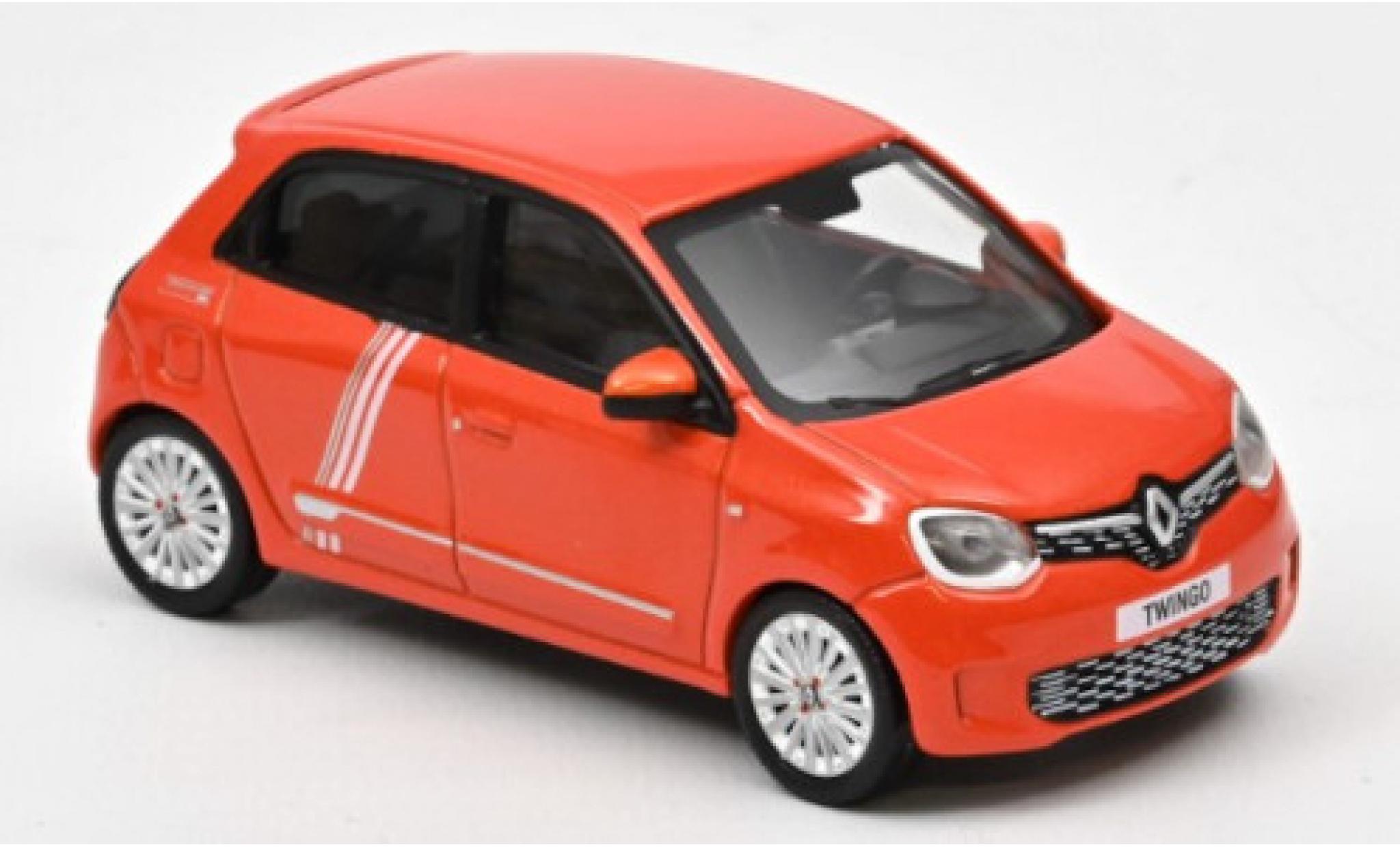 Renault Twingo 1/43 Norev Electric Vibes metallico orange 2021 modellino in miniatura