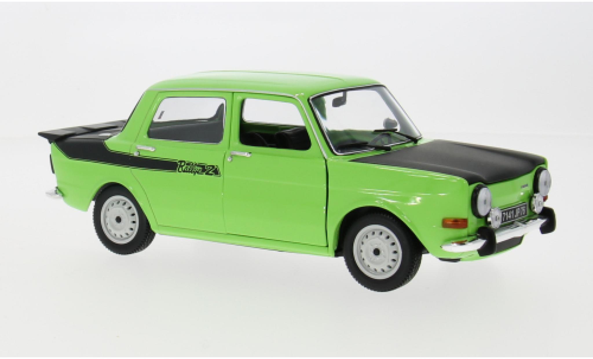 Simca 1000 1/18 Norev Rallye 2 grün 1976 1:18 modellino in miniatura