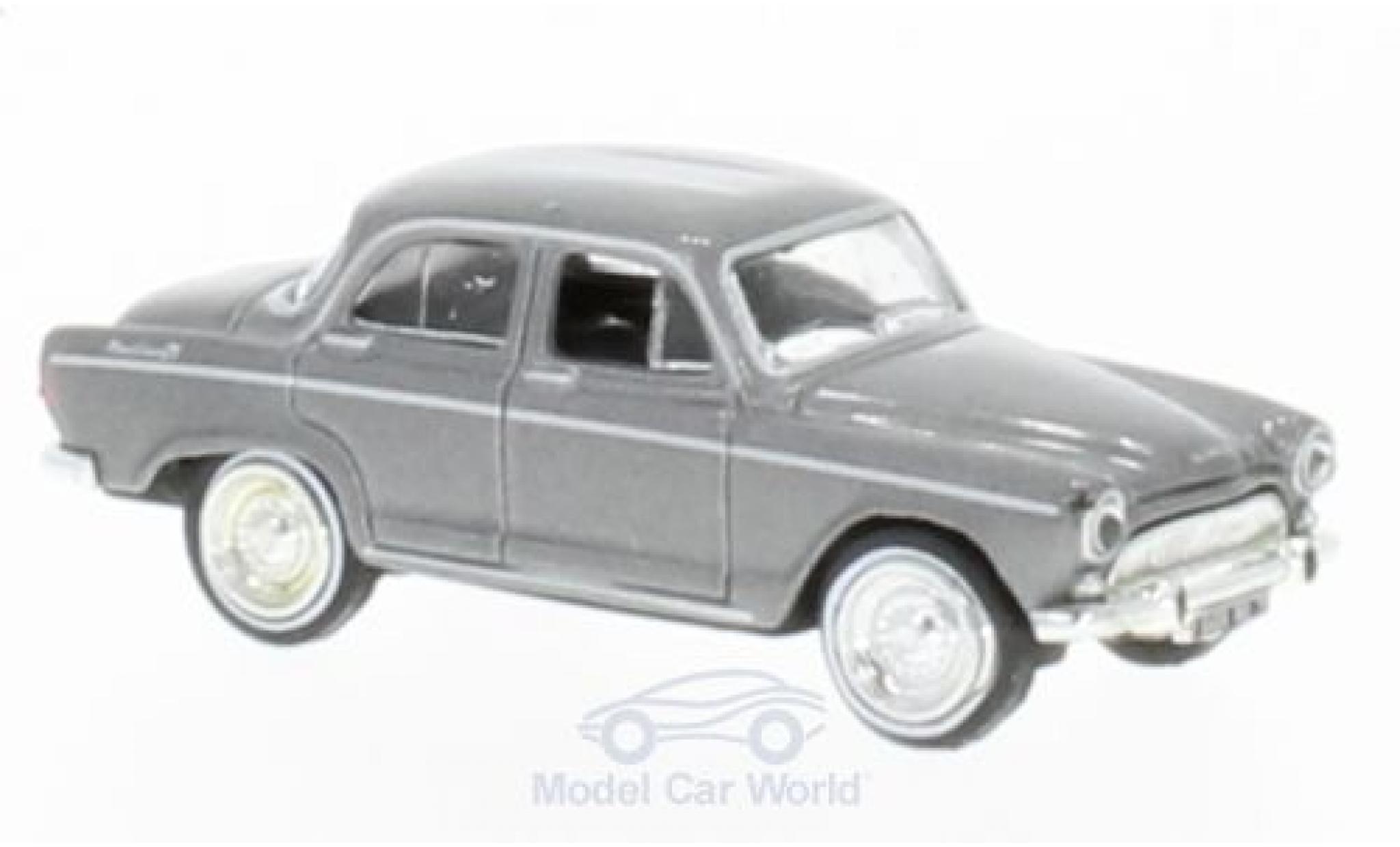 Simca Aronde 1/87 Norev Montlhery Speciale metallico grigio 1962 modellino in miniatura