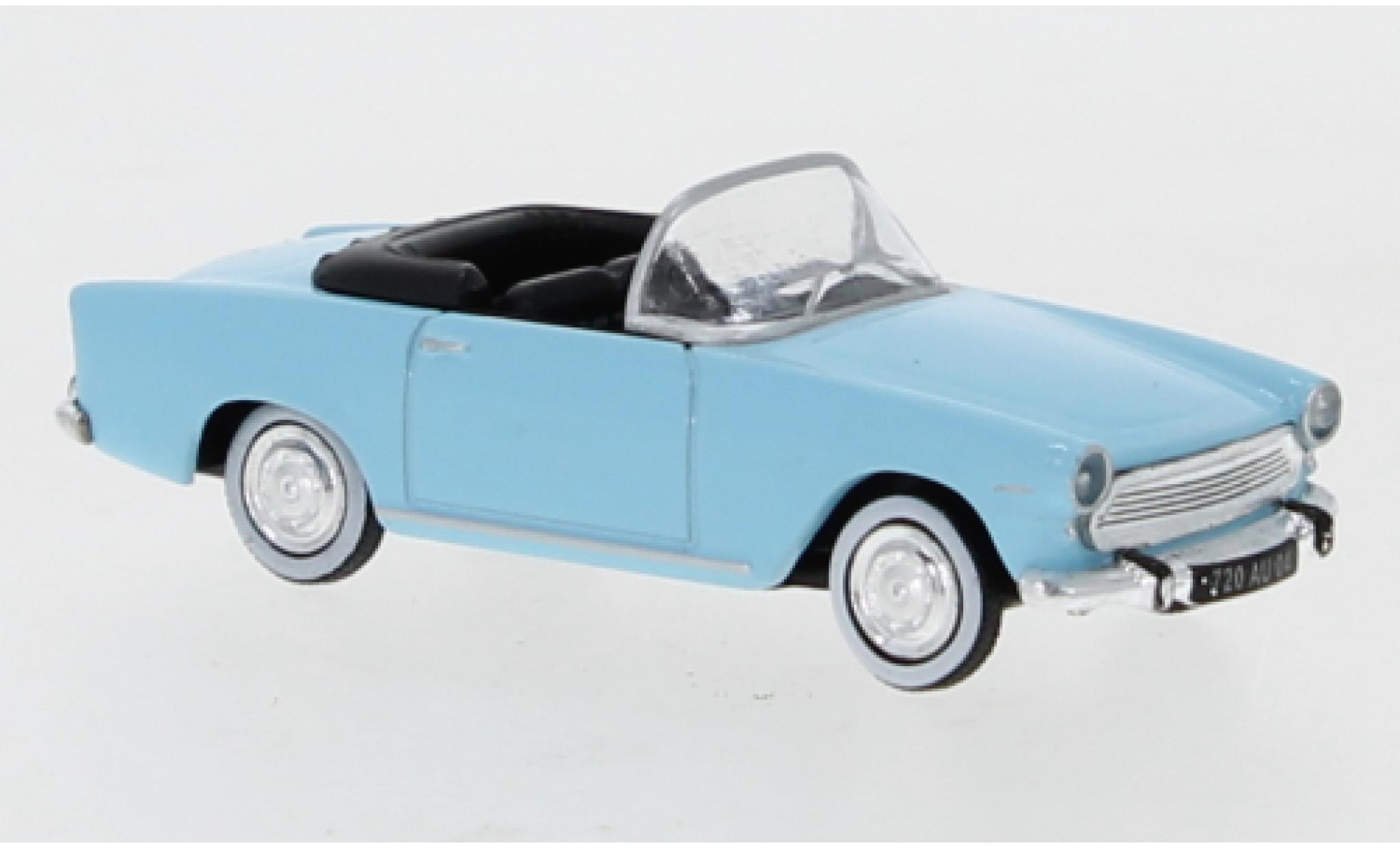 Simca Aronde 1/87 Norev P60 Oceane blu 1960 modellino in miniatura