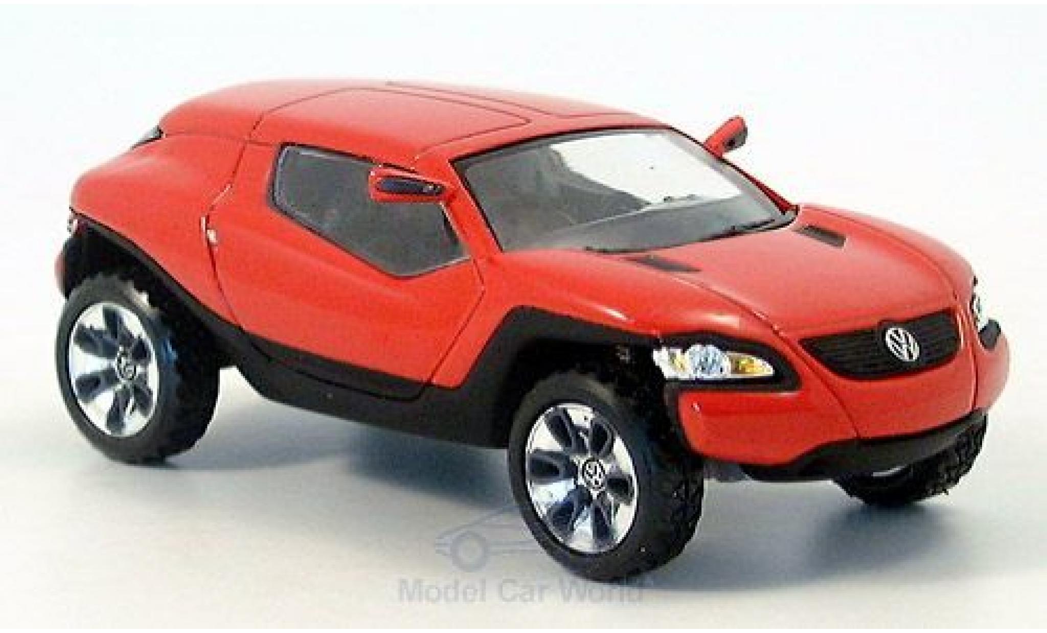 Volkswagen Concept 1/43 Norev T rosso/nero PTT 2004 Detroit Motor Show modellino in miniatura