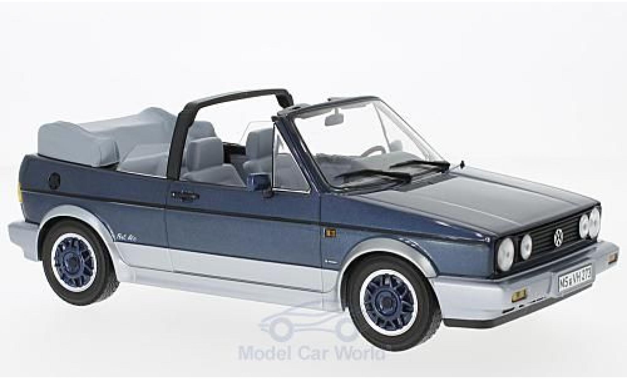 Volkswagen Golf V 1/18 Norev I Cabriolet Bel Air metallico blu/grigio 1992 modellino in miniatura