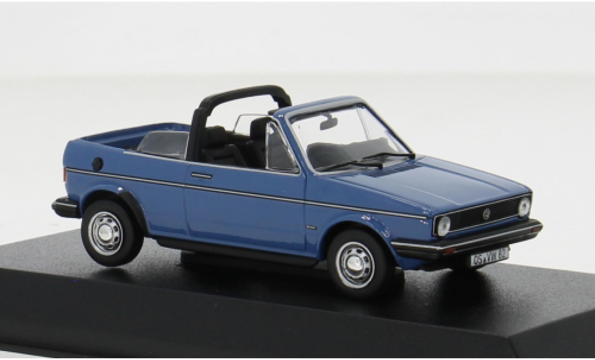 Volkswagen Golf 1/43 Norev I Cabriolet blau 1981 1:43 modellino in miniatura
