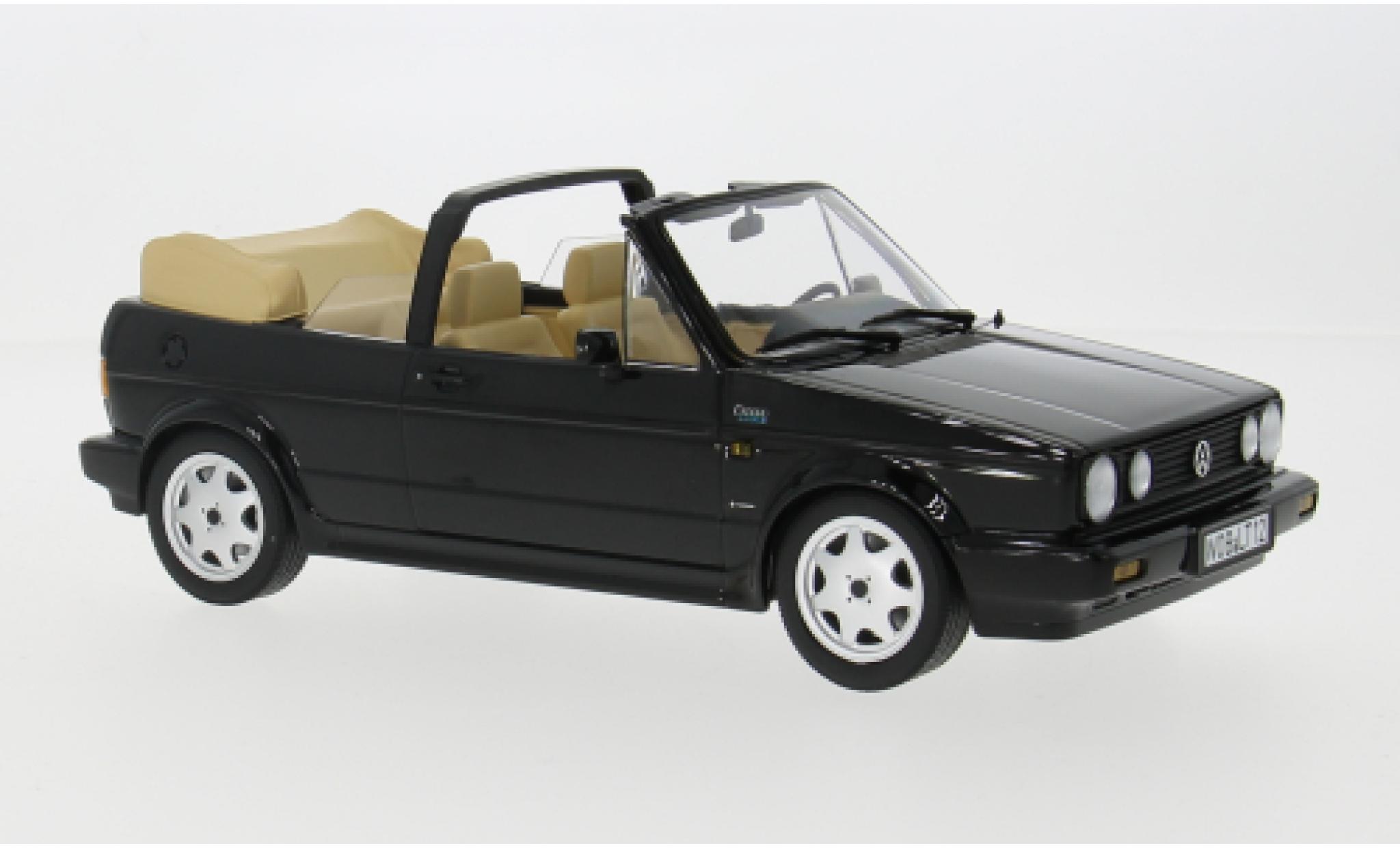 Volkswagen Golf 1/18 Norev I Cabriolet schwarz 1992 1:18 modellino in miniatura