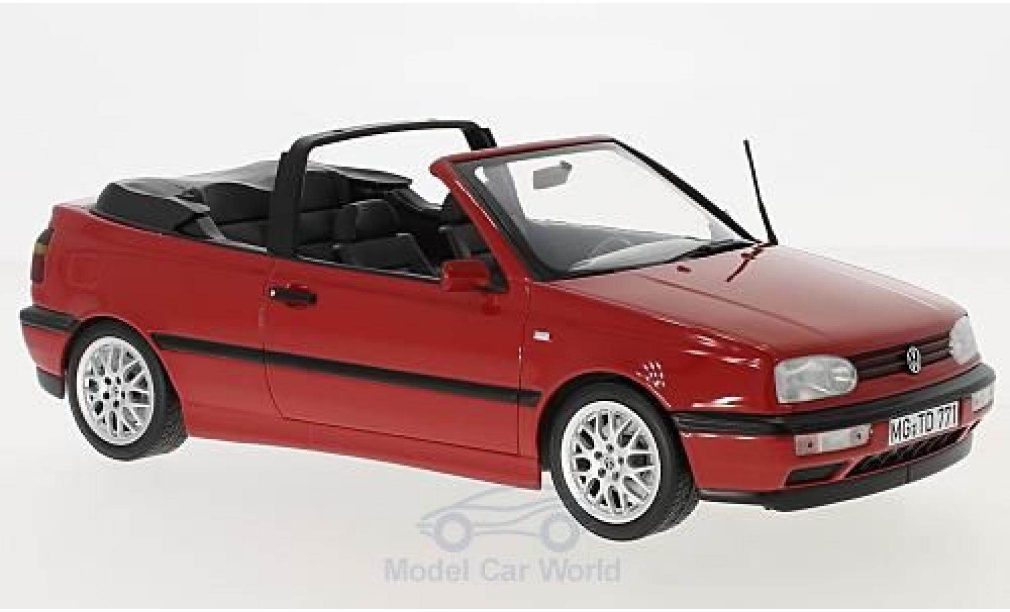 Volkswagen Golf V 1/18 Norev III Cabriolet rosso 1995 modellino in miniatura