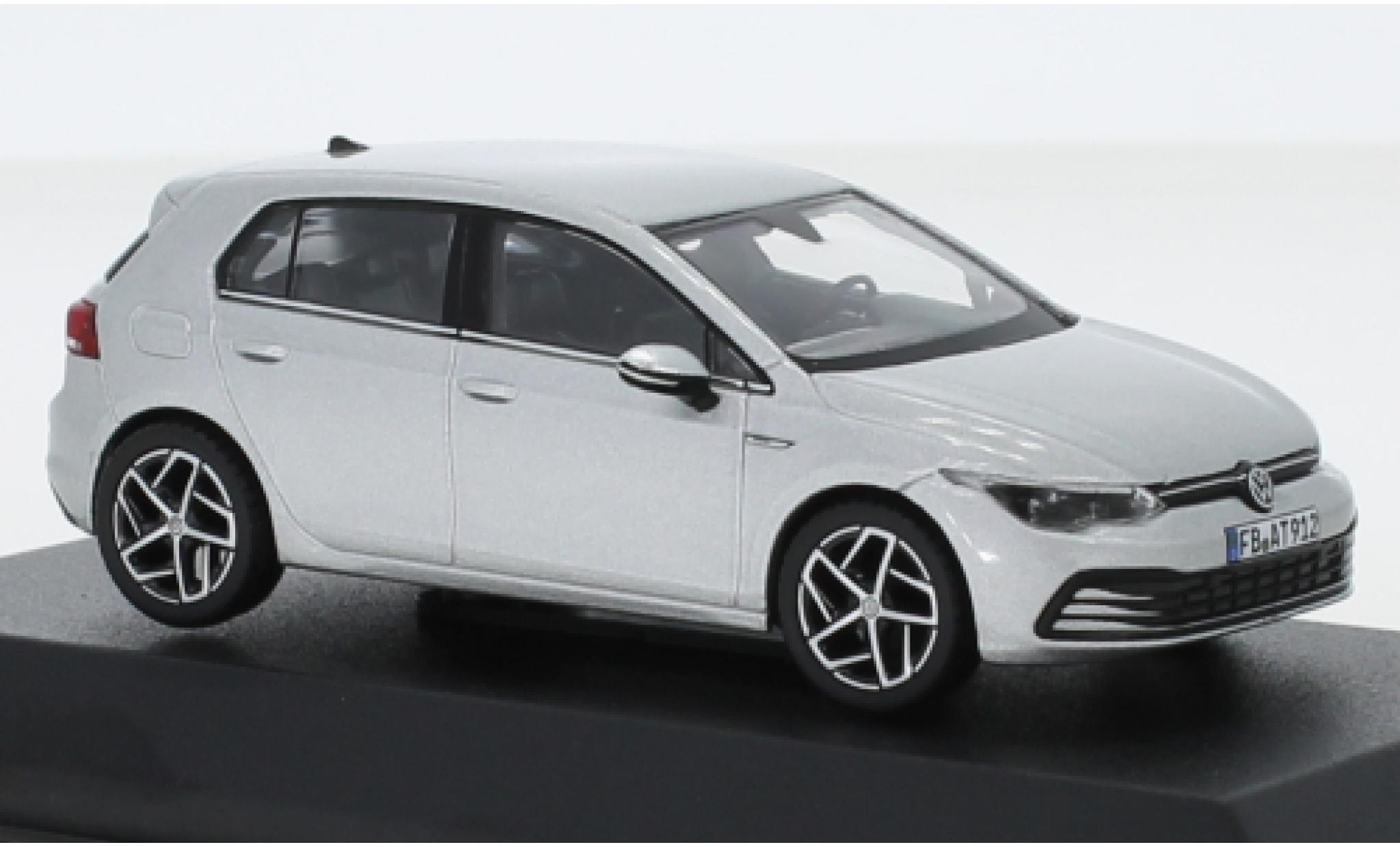 Volkswagen Golf 1/43 Norev VIII grigio 2020 modellino in miniatura