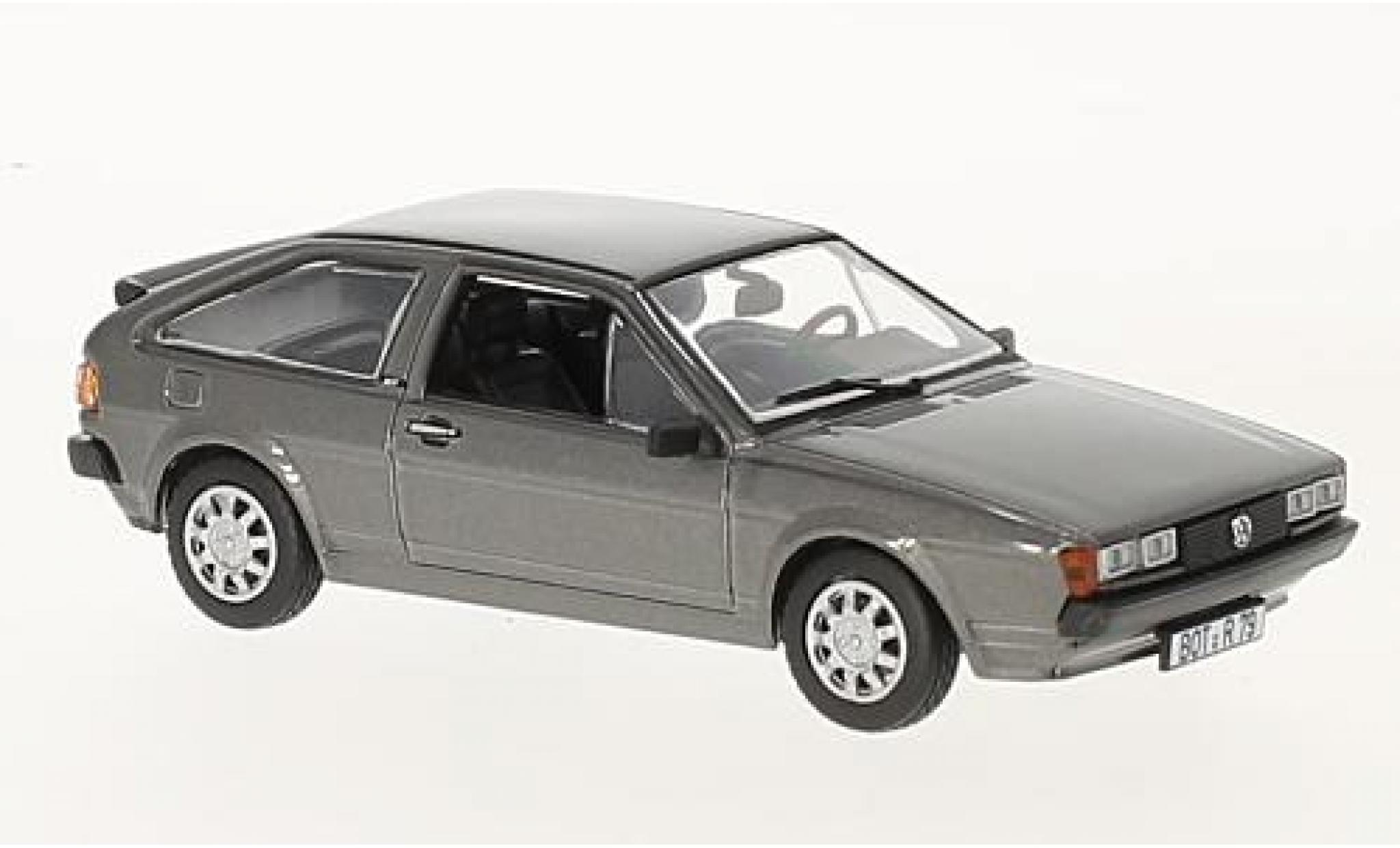 Volkswagen Scirocco 1/43 Norev II GT metallico grigio 1981 modellino in miniatura