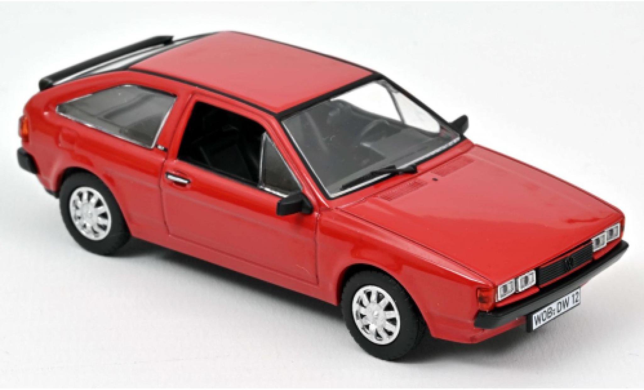 Volkswagen Scirocco 1/43 Norev II rosso 1981 modellino in miniatura