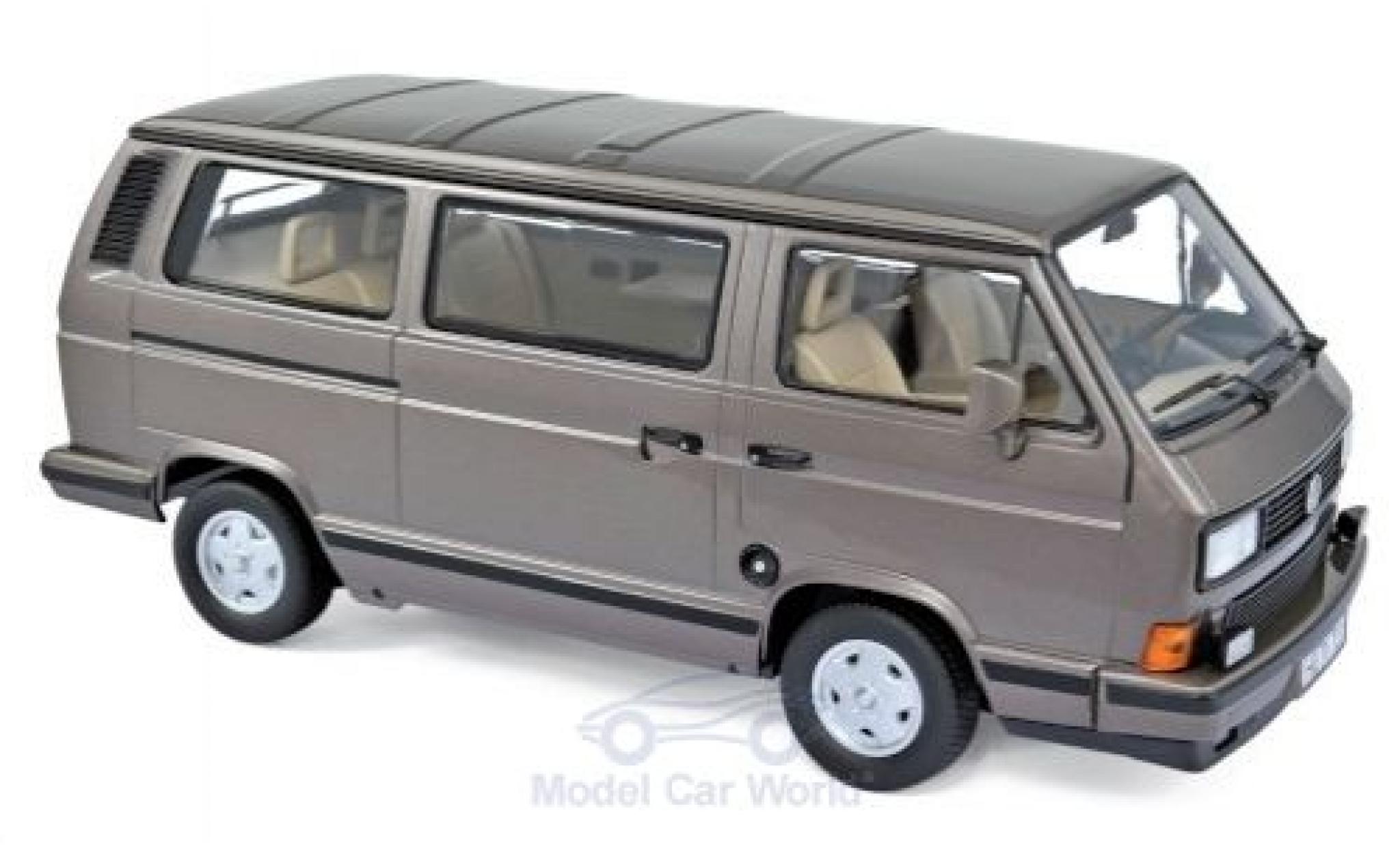 Volkswagen T3 1/18 Norev Multivan metallico bronze 1990 modellino in miniatura