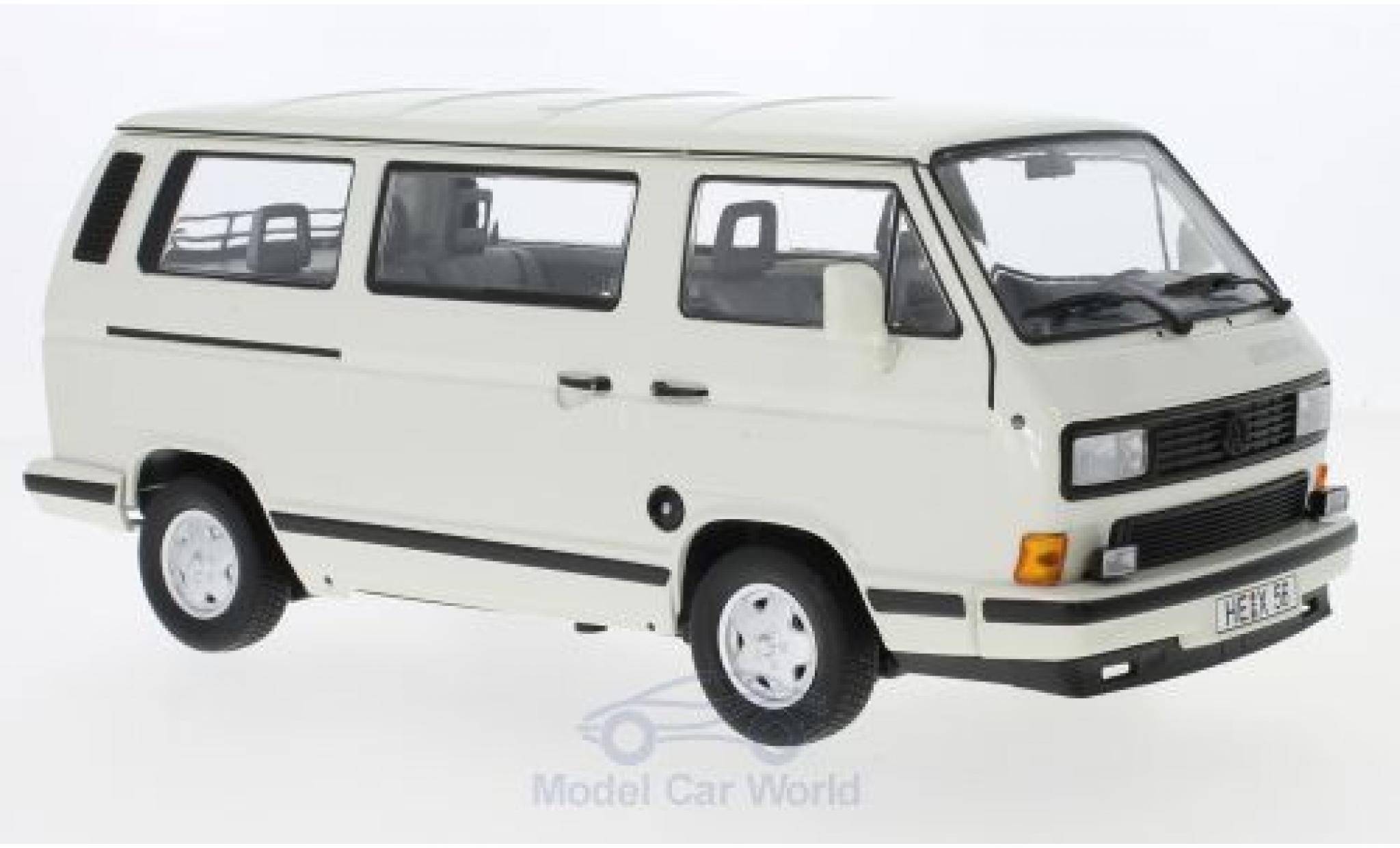 Volkswagen T3 A 1/18 Norev Multivan Whitestar bianco 1990 modellino in miniatura
