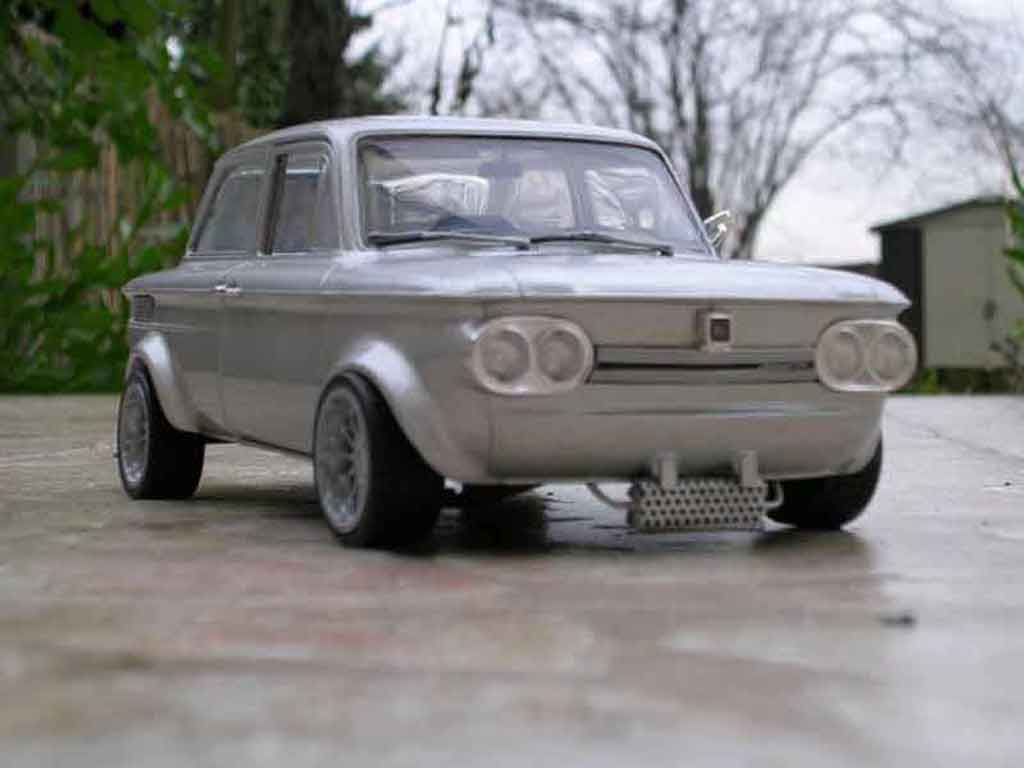 NSU TT 1/18 Revell racing grigio tuning modellino in miniatura
