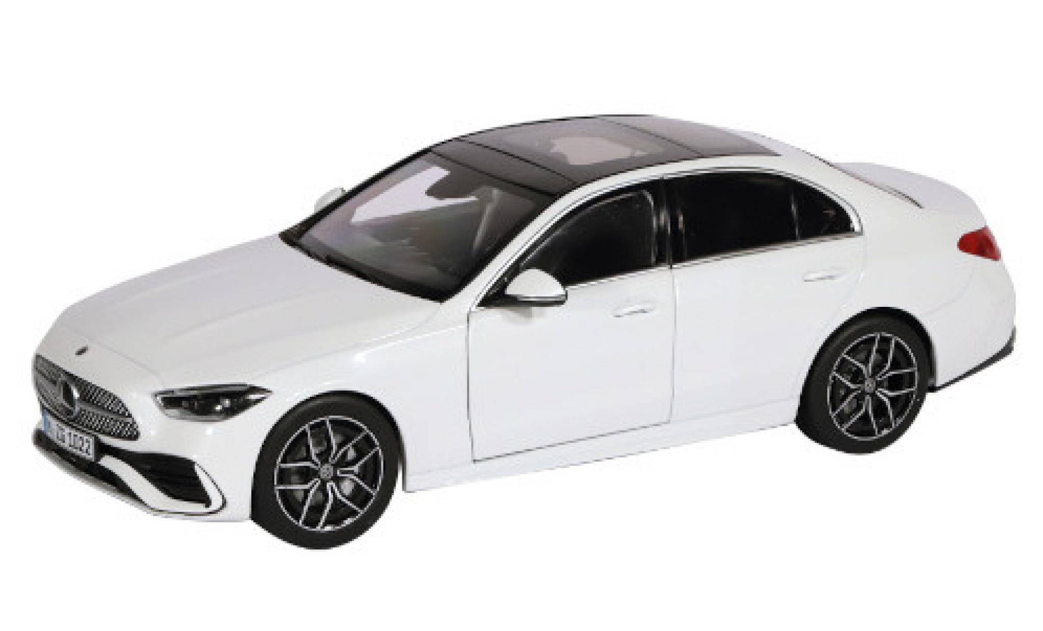 Mercedes Classe C 1/18 NZG bianco 2021 modellino in miniatura