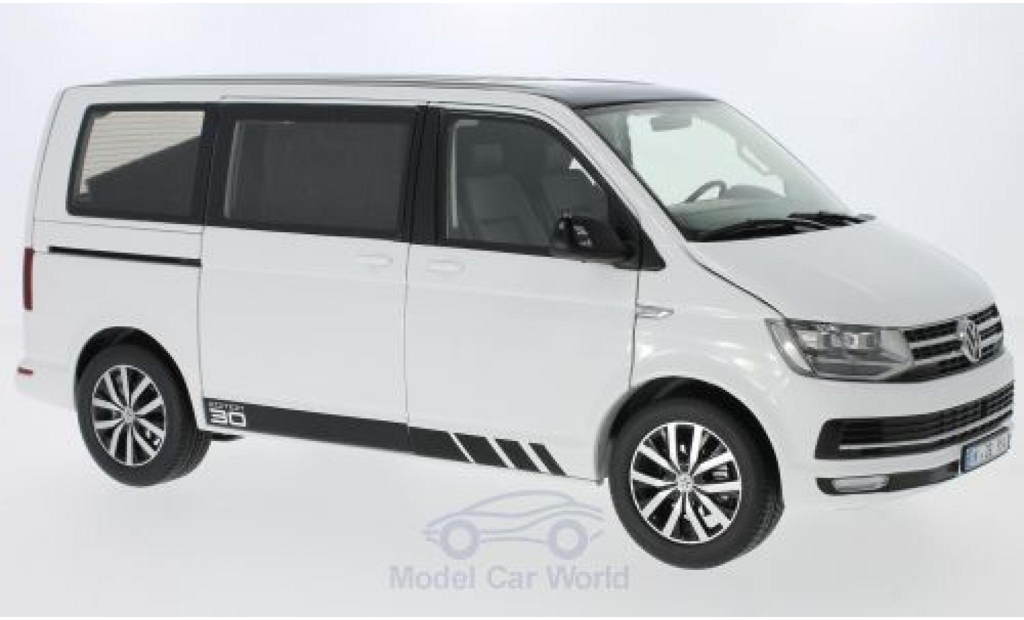 Volkswagen T6 1/18 NZG Multivan bianco/nero 2015 Edition 30 modellino in miniatura