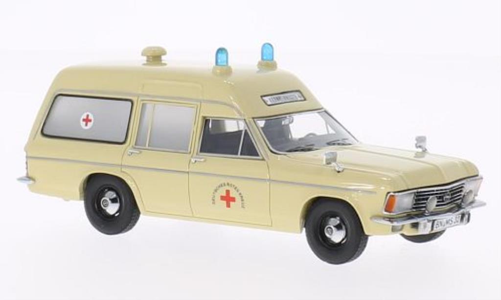 Opel Admiral 1/43 Matrix B SWB Miesen RTW Rettungswagen 1970 modellino in miniatura
