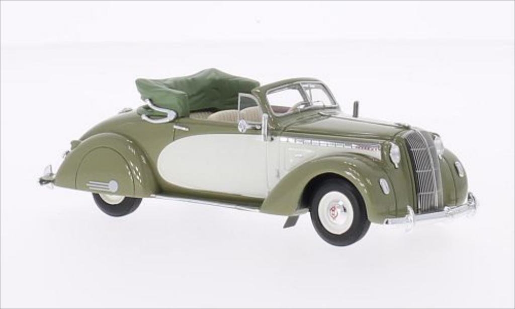 Opel Admiral 1/43 Neo Hebmuller oliv/beige 1938 modellino in miniatura