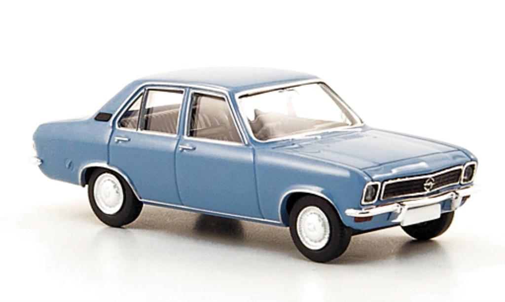 Opel Ascona A 1/87 Brekina A blu 1970 modellino in miniatura