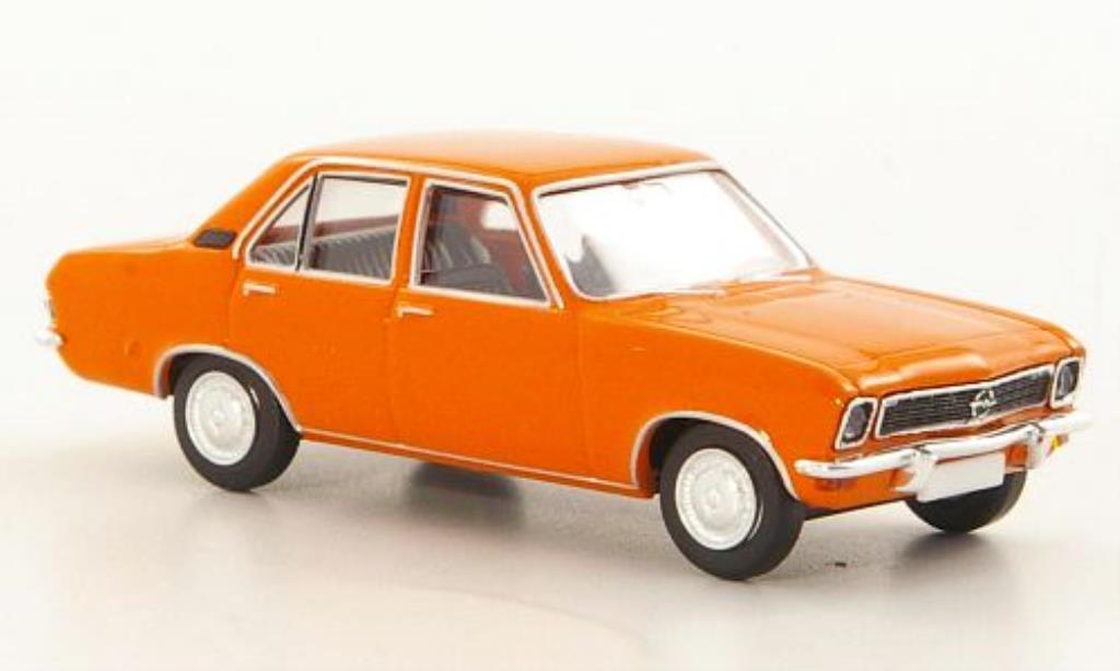 Opel Ascona A 1/87 Brekina A orange 4-Turer modellino in miniatura