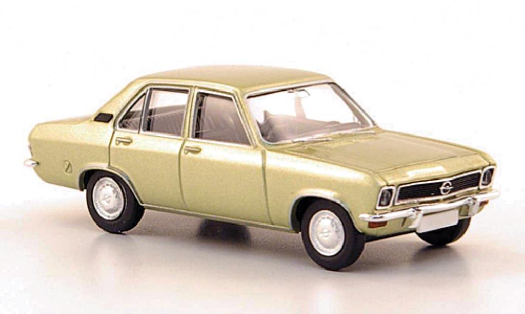 Opel Ascona A 1/87 Brekina A grigio-grun 1970 modellino in miniatura