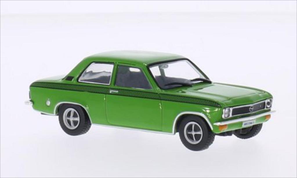 Opel Ascona A 1/43 WhiteBox A Sommer Basar grun/Dekor 1975 modellino in miniatura