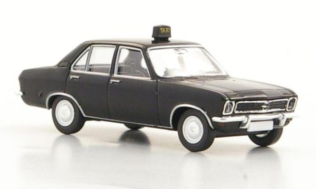 Opel Ascona A 1/87 Brekina A Taxi nero 4-Turer modellino in miniatura