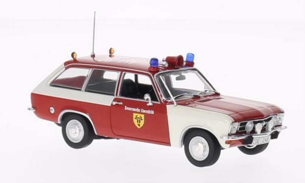 Opel Ascona A 1/43 Minichamps A Voyage Feuerwehr Coesfeld 1970 modellino in miniatura