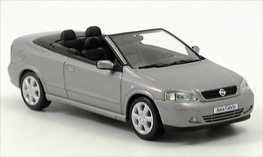 Opel Astra 1/43 Minichamps G Cabriolet grigio modellino in miniatura