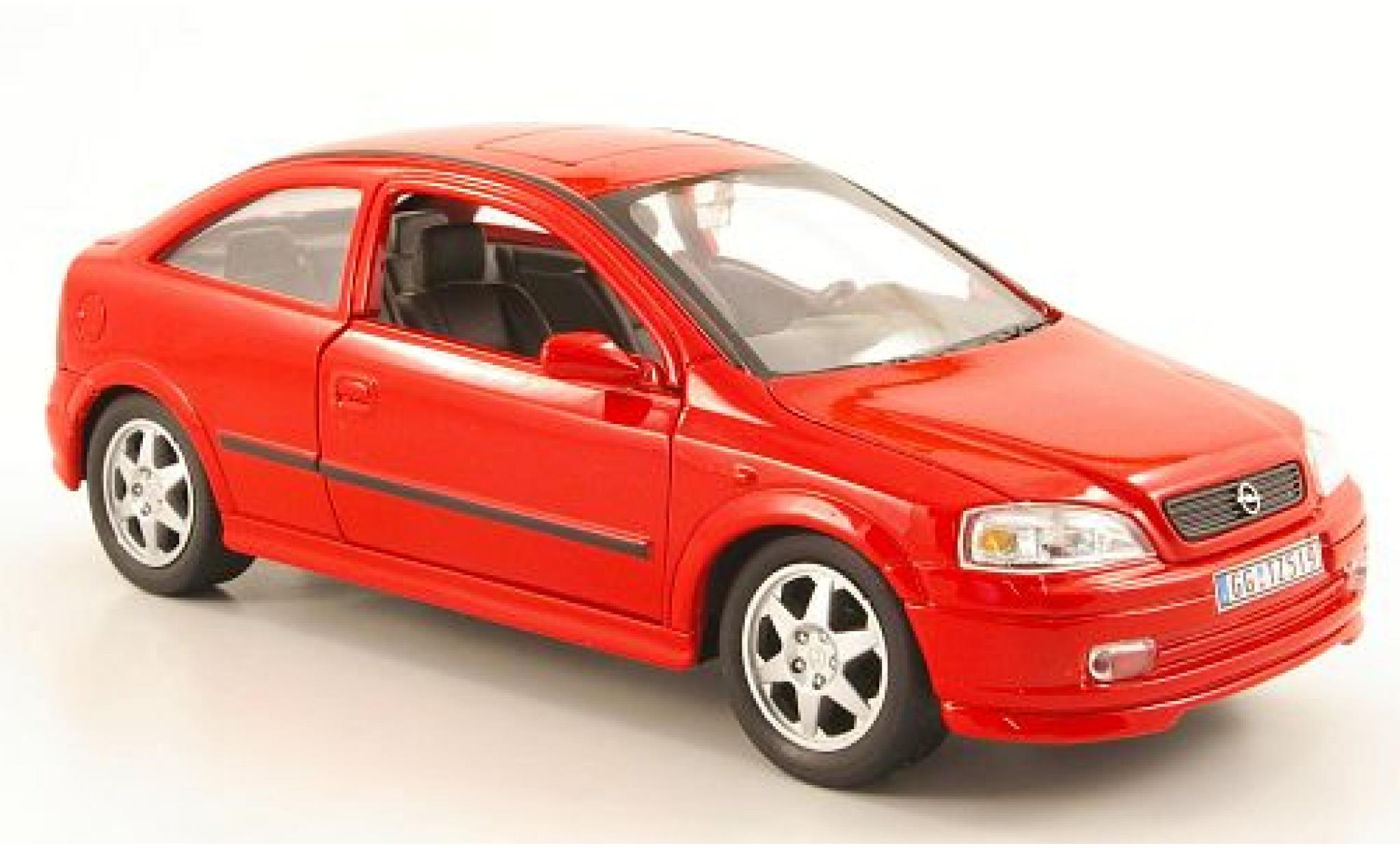 Opel Astra 1/24 Welly rot 1:24 modellino in miniatura